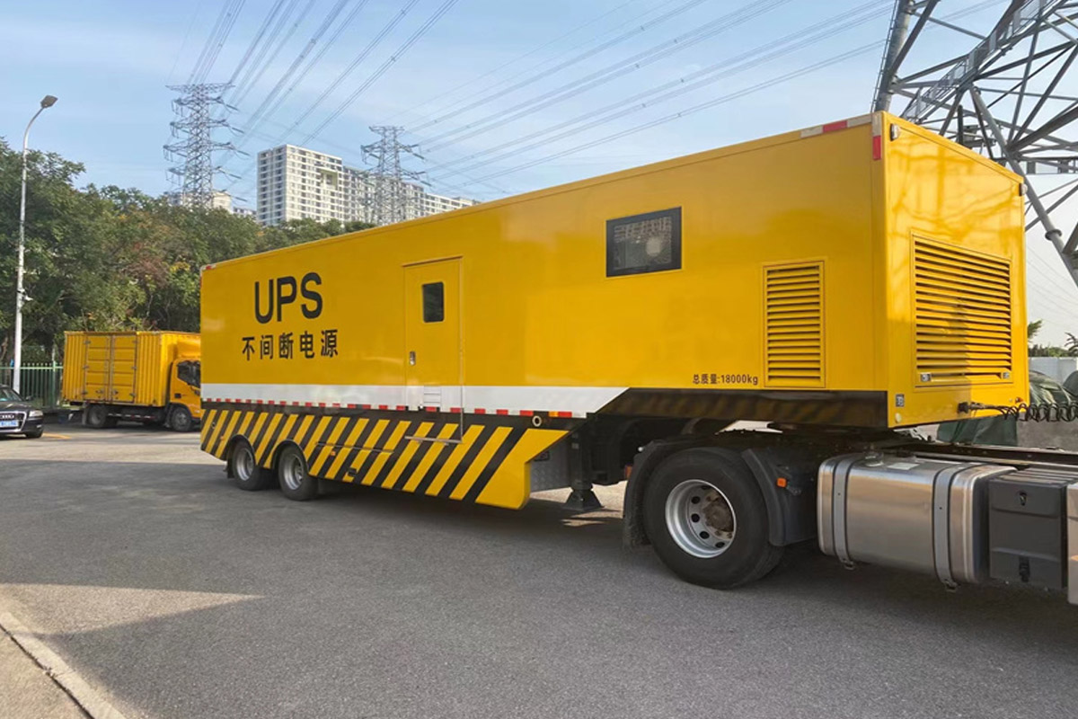 大厂发电机租赁施工现场